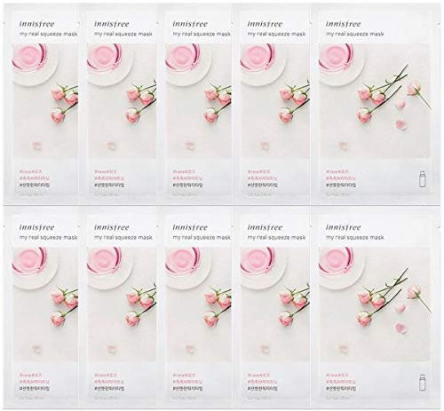 innisfree Its real squeeze mask -10 pack  Rose-