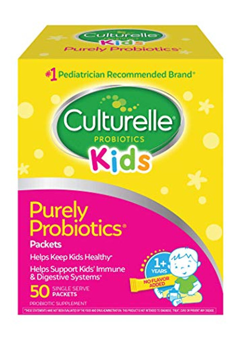 Culturelle Kids Purely Probiotics Packets - Daily Probiotic Supplement - Helps Support a Healthy Immune and Digestive System* - 1 Pediatrician Recommen