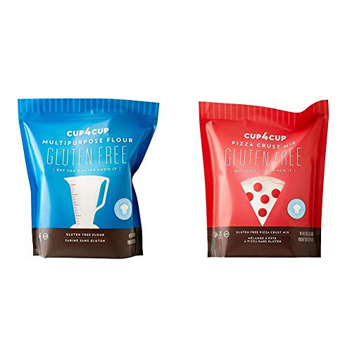 Cup4Cup Multipurpose Gluten Free Flour  3lb and Gluten Free Pizza Crust Mix  18 Oz