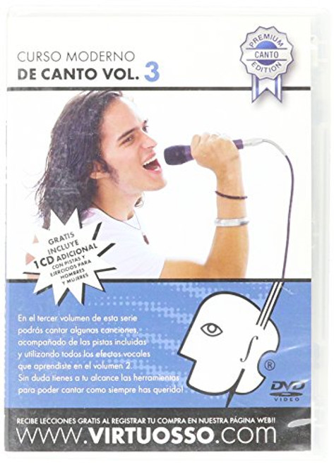 Virtuosso Professional Singing Method Vol-3 -Curso De Canto Profesional Vol-3- SPANISH ONLY Virtuosso Professional Singing Method Vol-3 -Curso De Canto Profesional Vol-3- SPANISH ONLY