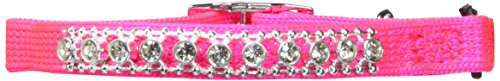 Petmate Bling Elastic Cat Collar  3-8 x 8-10  Pink
