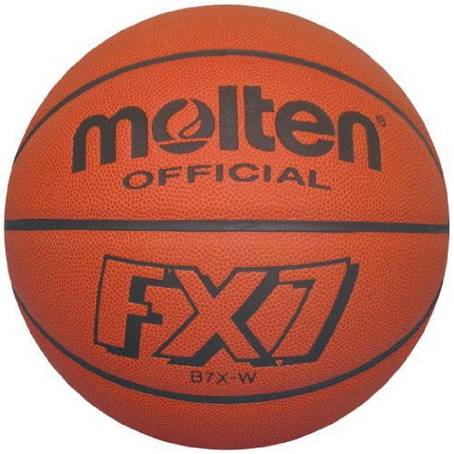 Molten FX7 Basketball (Orange, Official/Size 7)