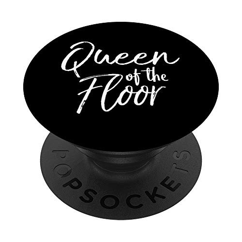 Cute Gymnasts Queen Gift for Gymnasts Queen of the Floor PopSockets Grip and Stand for Phones and Tablets