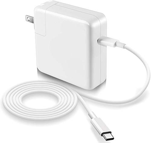 MacBook Pro Charger  87W Replacement USB-C to Type-C Ac Power Adapter Charger Compatible with MacBook Pro 15 Inch 13 Inch MacBook Air 13 Inch 2018