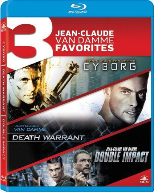 Jean-Claude Van Damme Triple Feature -Cyborg - Death Warrant - Double Impact- -Blu-ray-