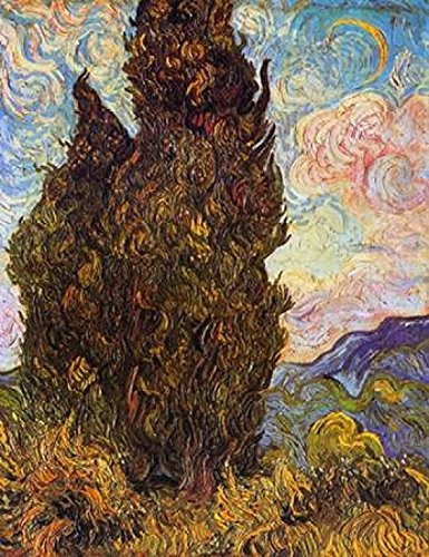 Cypresses Poster Print by Vincent Van Gogh -22 x 28-