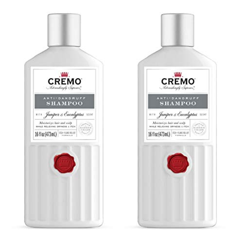 Cremo Barber Grade Juniper and Eucalyptus Anti-Dandruff Relieves Dry Hair 16 Oz -2-Pack- Cremo Barber Grade Juniper and Eucalyptus Anti-Dandruff Relieves Dry Hair 16 Oz -2-Pack-