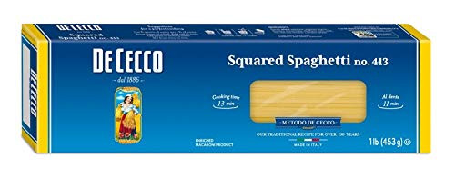 De Cecco Semolina Pasta Square Spaghetti 1 Lb De Cecco Semolina Pasta Square Spaghetti 1 Lb