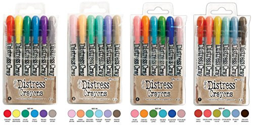 Ranger Tim Holtz Distress Crayons Bundle: Sets 4, 5, 6, 7