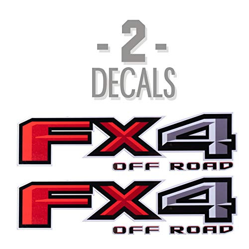 BEMTE FX4 Off Road Decal Replacement Sticker for Ford F Truck 2PCS 2015-2018