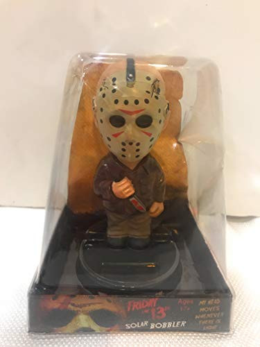Magic Power Ltd- Halloween Friday Jason Voorhees Solar Bobbler Bobblehead 4-5 Tall