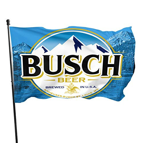 Busch Commemorate High-End Custom Outdoor Flag 3x5 Ft Large Flag Banner