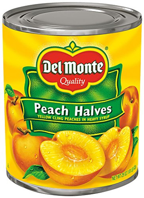 Del Monte Canned Sliced Yellow Cling Peaches in Heavy Syrup 29 Ounce -Pack of 6- Del Monte Canned Sliced Yellow Cling Peaches in Heavy Syrup 29 Ounce -Pack of 6-