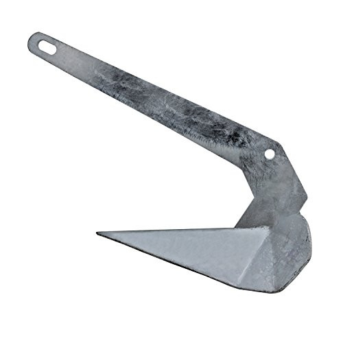 Extreme Max 3006-6551 BoatTector Galvanized Delta Anchor  14 lbs