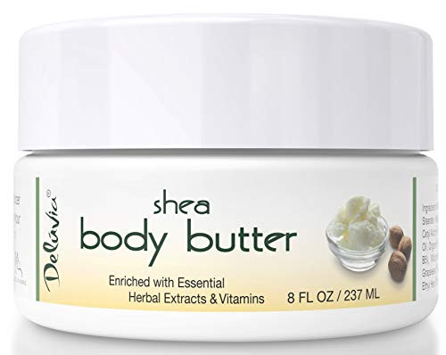 Shea Body Butter - Raw Fair Trade Shea Butter Organic Rose Hip Oil Organic Lavender Organic Jojoba Oil Cocoa Butter and Dead Sea Minerals- Intense M Shea Body Butter - Raw Fair Trade Shea Butter Organic Rose Hip Oil Organic Lavender Organic Jojoba Oil Cocoa Butter and Dead Sea Minerals- Intense M