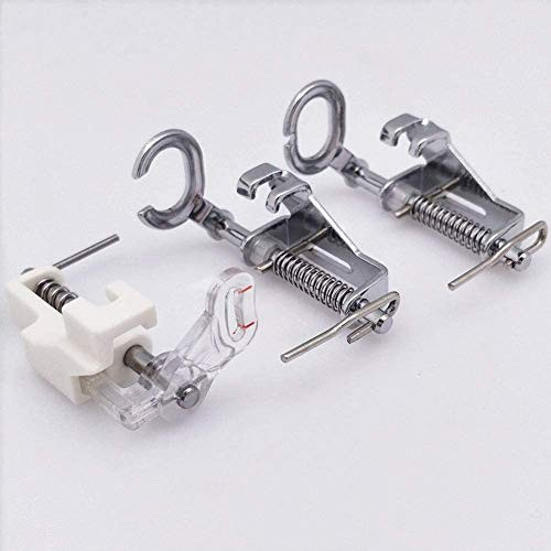 DENALY 3pcs Large Metal Darning-Free Motion Sewing Machine Presser Foot for All Low Shank Brother Singer Janome Babylock and More Sewing Machines - In