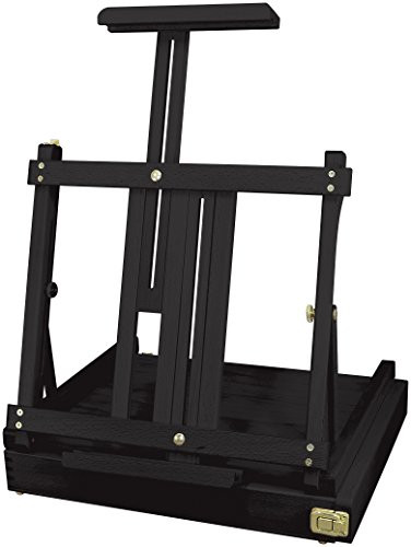 Art Advantage Black Sketch Box Tabel Easel