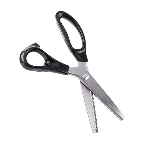 Fabric Decorative Round-Triangle Edge Stainless Steel Pinking Shears Scissors Clipper 3 5 7mm -7mm-