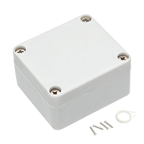 Awclub Waterproof Dustproof IP65 ABS Plastic Junction Box Outdoor Universal Electric Project Enclosure Gray 2-48x2-28x1-30-63mmx58mmx33mm-