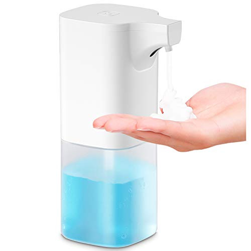 esonmus 350mL Automatic Soap Dispenser Infrared Hand-free Touchless Soap Dispenser Foam Liquid Lotion Gel Auto Hand Soap Dispenser for Bathroom Kitche