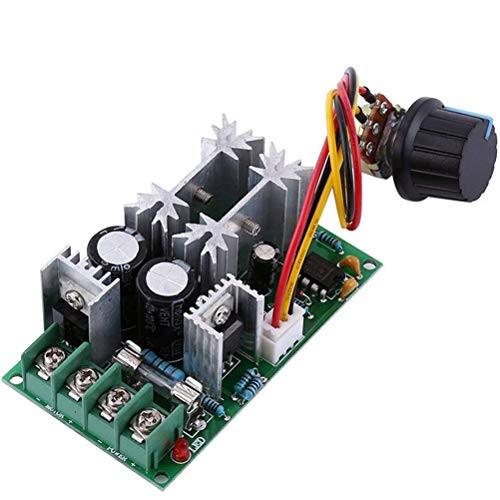 PWM DC Motor Speed Controller 9V 12V 24V 36V 48V DC 9V - 55V Pulse Width Modulation Regulator 20A 1200W Stepless Variable Speed-Forward and Reverse Sw