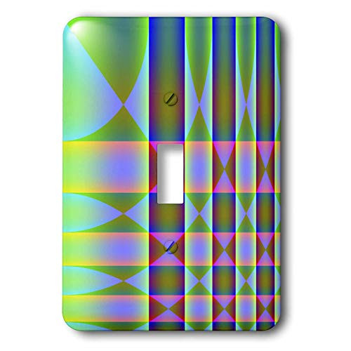 3dRose lsp-7631-1 Digital Abstract By Single Toggle Switch Multicolored 3dRose lsp-7631-1 Digital Abstract By Single Toggle Switch Multicolored