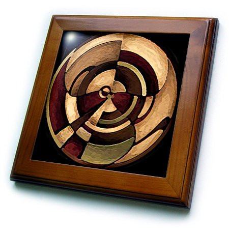 3dRose ft-4050-1 Digital Artwork Design Framed Tile  8 by 8-Inch