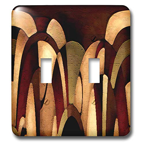 3dRose lsp-4051-2 Digital Artwork Design Double Toggle Switch