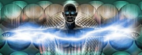 Posterazzi Digital Man Poster Print  -30 x 12-  Varies