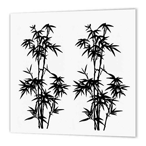 3dRose ht-62489-2 Digital Painted Bamboo-Iron on Heat Transfer Paper for White Material  6 by 6-Inch