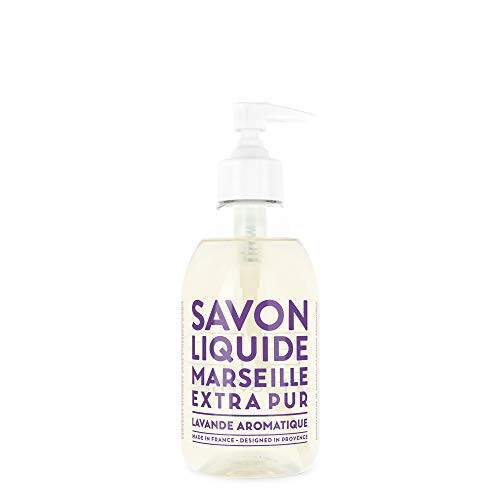 Compagnie de Provence Savon de Marseille Extra Pure Liquid Soap - Aromatic Lavender - 10 Fl Oz Plastic Pump Bottle
