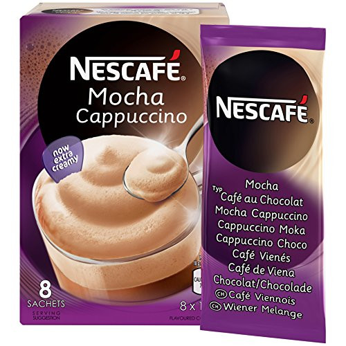 NESCAFÉ Gold Mocha  Instant Coffee Mix Sachets  8x18g -8 Cups- -Imported from Canada-
