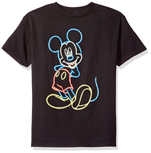 Disney Big Boys Mickey Mouse Short Sleeve T-Shirt  Black  XL Disney Big Boys Mickey Mouse Short Sleeve T-Shirt  Black  XL