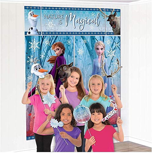 Disneys Frozen Scene Setters Wall Banner Decorating Kit Birthday Party Supplies by Disney