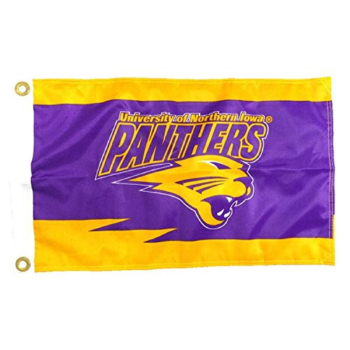 NCAA Northern Iowa Panthers Boat and Golf Cart Flag NCAA Northern Iowa Panthers Boat and Golf Cart Flag