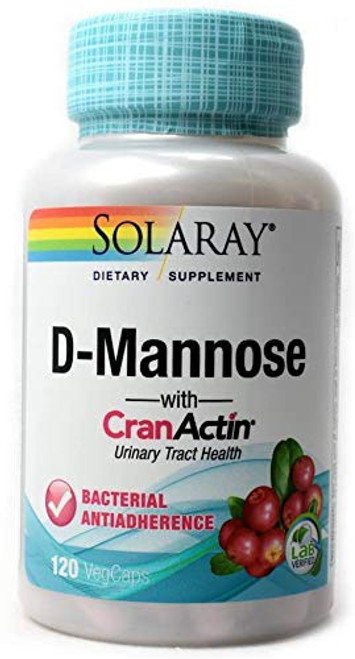 D-Mannose with CranActin Solaray 120 VCaps