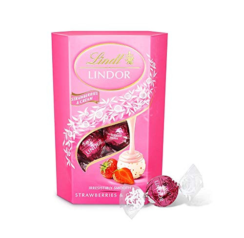 Lindt Lindor Strawberries and Cream 200g