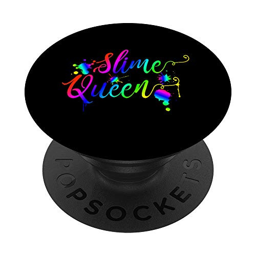 Slime Queen Rainbow Slime Maker PopSockets Grip and Stand for Phones and Tablets