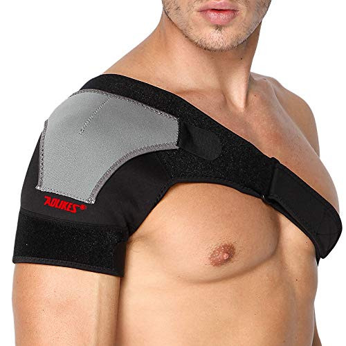 Shoulder Stability Brace with Pressure Pad Light and Breathable Neoprene Shoulder Support for Rotator Cuff  Dislocated AC Joint  Labrum Tear  Shoulder