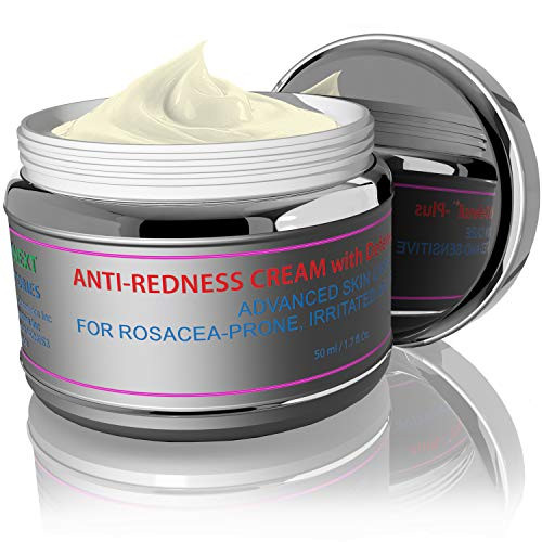 Redness Relief Face Eczema Cream - All-Natural Anti Itch Cream - Fast-Acting Rosacea Treatment for Face - Facial Moisturizer and Eczema Treatment Body