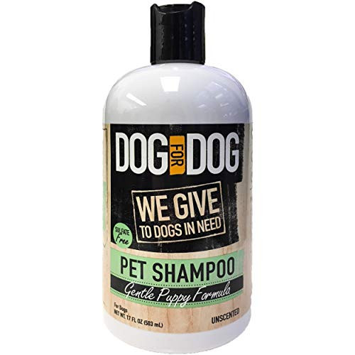 DOG for DOG Puppy Shampoo for Dogs - Nourishes Dog Hair  Skin with Gentle Puppy Formula - Unscented Pet Shampoo