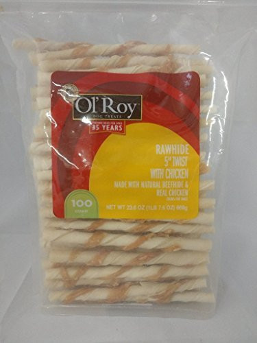 Ol Roy Rawhide 5 Twist with Chicken