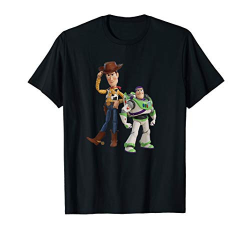 Disney Pixar Toy Story 4 Woody and Buzz Lightyear T-Shirt Disney Pixar Toy Story 4 Woody and Buzz Lightyear T-Shirt