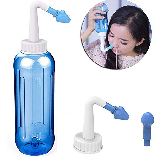 Nasal Wash Bottle, HALOViE 500ml Nasal Wash Pot Device Nasal Irrigation for Adult Kid Allergic Rhinitis Allergic Rhinitis Treatment Nose Care