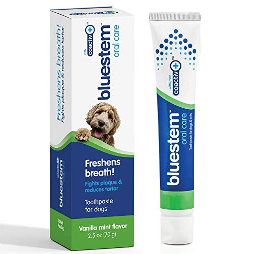 Dog Toothpaste  Vanilla Mint Flavor Tooth Paste for Dogs- Teeth Brushing Cleaner Pet Breath Freshener Oral Care Dental Cleaning Kit- Tartar and Plaque