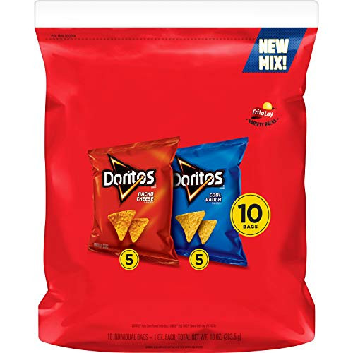 Doritos Mix -Nacho Cheese and Cool Ranch-  10 Count