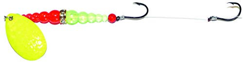 Macks Lure Double Whammy  Chartreuse Flo Orange-Flo Chartreuse  Size 8