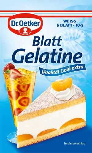 Dr- Oetker Blatt Gelatine Weiss