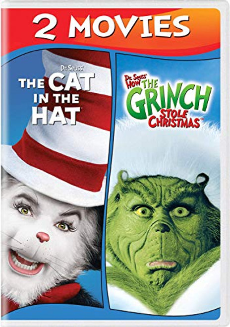 Dr- Seuss The Cat in the Hat - Dr- Seuss How the Grinch Stole Christmas 2-Movie Collection Dr- Seuss The Cat in the Hat - Dr- Seuss How the Grinch Stole Christmas 2-Movie Collection