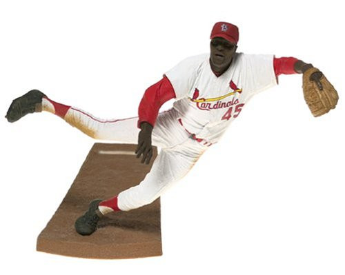 McFarlane Toys MLB Cooperstown Collection Action Figure Bob Gibson White Jersey
